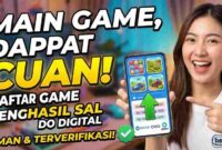 Deretan Game Penghasil Saldo Digital yang Aman dan Terverifikasi (Foto: AI)