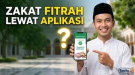 Zakat Fitrah Lewat Aplikasi: Praktis Memang, Tapi Bagaimana Hukum Sahnya? (Foto: AI)