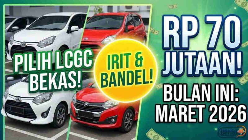 Pengen Punya Mobil Irit? Ini Rekomendasi LCGC Bekas Rp70 Jutaan Bulan Ini (Foto: AI)