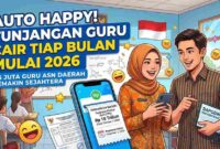 Tunjangan Guru Resmi Cair Tiap Bulan Mulai 2026 (Foto: AI)