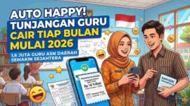 Tunjangan Guru Resmi Cair Tiap Bulan Mulai 2026 (Foto: AI)