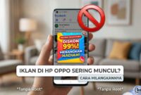 Layar HP Oppo Sering Muncul Iklan? Begini Cara Praktis Menghilangkannya Tanpa Root (Foto: AI)