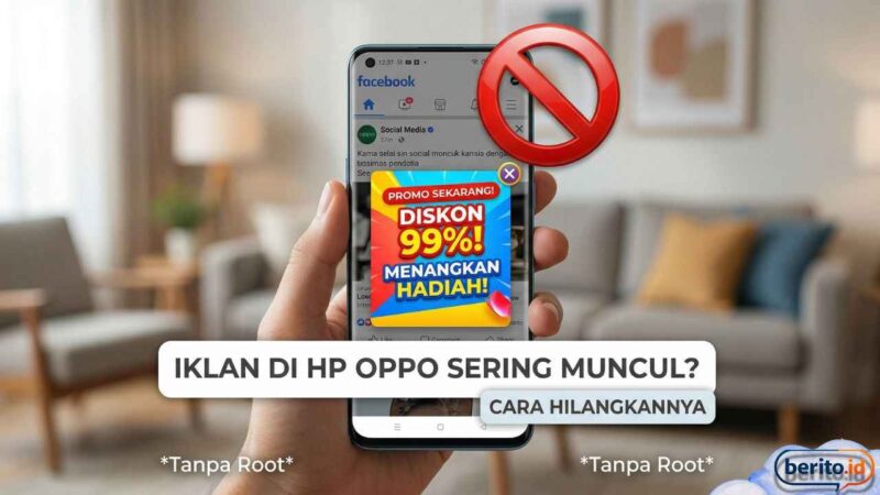 Layar HP Oppo Sering Muncul Iklan? Begini Cara Praktis Menghilangkannya Tanpa Root (Foto: AI)