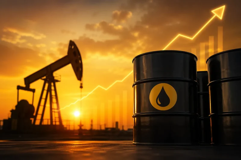 Harga Minyak Mentah Dunia Melonjak 3 Persen, Brent Tembus USD 105 per Barel (Foto: AI)
