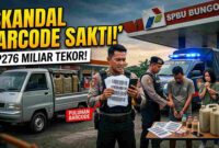 Polisi Bongkar Skandal Puluhan 'Barcode' Sakti di SPBU Bungo (Ilustrasi: AI)