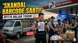 Polisi Bongkar Skandal Puluhan 'Barcode' Sakti di SPBU Bungo (Ilustrasi: AI)