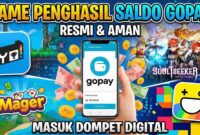 Daftar Game Penghasil Saldo GoPay 2026: Resmi, Aman, dan Masuk ke Dompet Digital (Foto: AI)