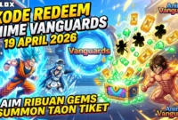 Kode Redeem Anime Vanguards 19 April 2026: Klaim Ribuan Gems dan Summon Tiket (Foto: AI)