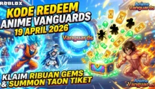 Kode Redeem Anime Vanguards 19 April 2026: Klaim Ribuan Gems dan Summon Tiket (Foto: AI)