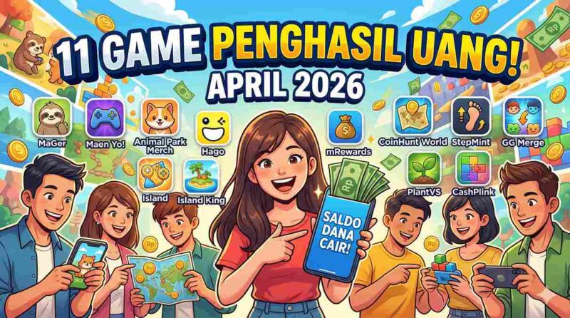11 Game Penghasil Uang April 2026 yang Langsung Masuk ke Saldo DANA (Foto: AI)