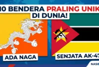 10 Bendera Paling Unik di Dunia: Ada Naga hingga Senjata AK-47! (Foto: AI)