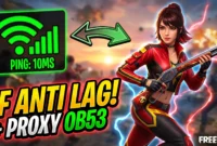 Free Fire, Proxy Server OB53, Anti Lag FF, Download APK, Tool Game Android, Tips Gaming, Koneksi Stabil (Foto: AI)