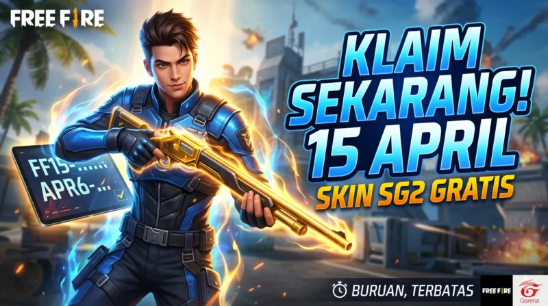 Jangan Sampai Keduluan! Klaim Kode Redeem FF Terbaru 15 April 2026 Sebelum Limit (Foto: AI)