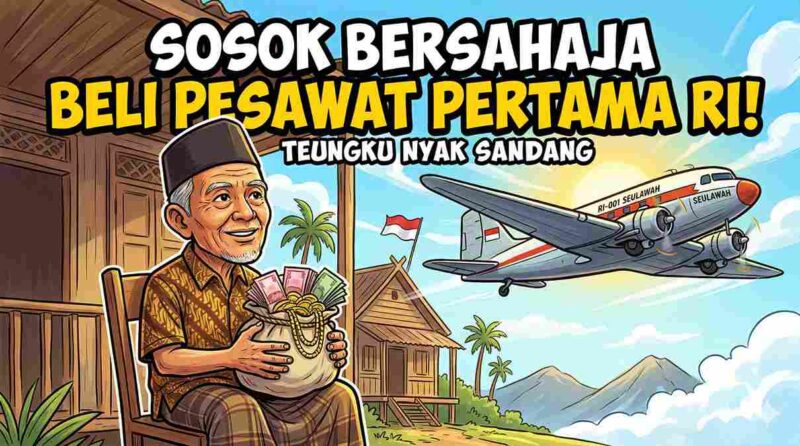 Karikatur Teungku Nyak Sandang (Foto: AI)