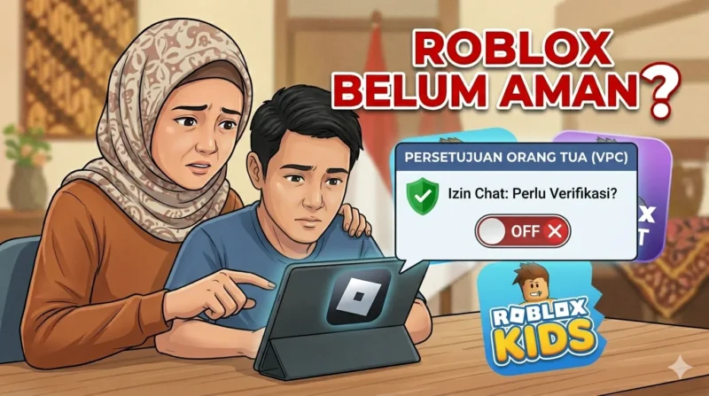 Roblox Rilis Akun Kids dan Select, Menkomdigi Meutya Hafid: Masih Ada Celah Keamanan yang Krusial (Foto: AI)