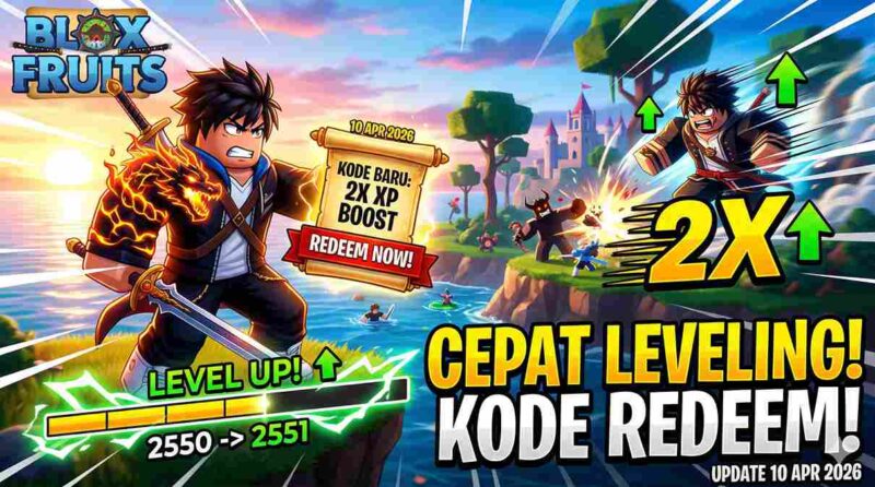 Update Pagi Ini: Kode Redeem Blox Fruits 10 April 2026 untuk Leveling Lebih Cepat (Foto: AI)