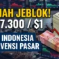 Rupiah Tembus Rp 17.300 per Dolar AS, Bank Indonesia Mulai Intervensi Pasar (Foto: AI)