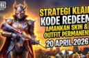 Strategi Klaim Kode Redeem PUBG Mobile 20 April 2026: Amankan Skin Senjata dan Outfit Permanen (Foto: AI)