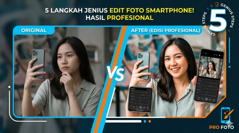 5 Langkah Jenius Edit Foto di Smartphone Agar Hasilnya Profesional (Foto: AI)