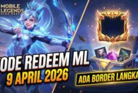 Update Terbaru Kode Redeem Mobile Legends 9 April 2026, Ada Hadiah Border Avatar Langka? (Foto: AI)