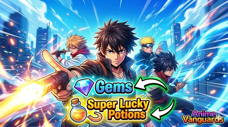 Update Besar Anime Vanguards 20 April 2026: Amankan Gems & Super Lucky Potion Sebelum Hangus! (Foto: AI)