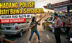 Istri Bawa Senapan Angin Hadang Polisi di Bungo, Tak Terima Suami Ditangkap Karena Timbun Solar