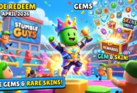 Jangan Sampai Kehabisan! Daftar Kode Redeem Stumble Guys 17 April 2026, Banjir Gem dan Skin Langka (Foto: AI)
