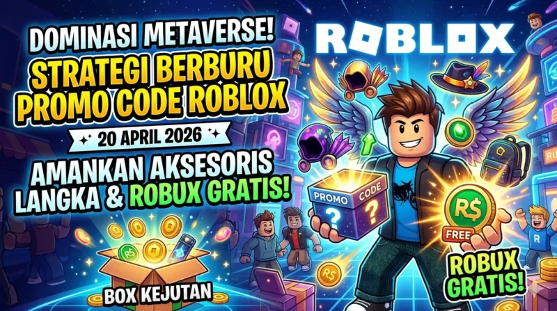 Dominasi Metaverse! Strategi Berburu Promo Code Roblox 20 April 2026: Amankan Aksesoris Langka dan Robux Gratis (Foto: AI)
