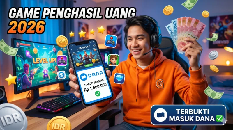 Ini Daftar Game Penghasil Uang 2026 yang Terbukti Masuk Saldo DANA (Foto: AI)