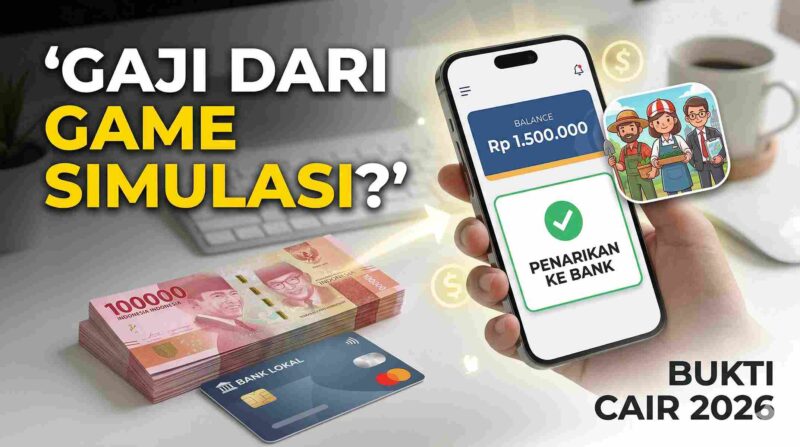 Daftar Game Simulasi Penghasil Uang 2026: Terbukti Cair Langsung ke Rekening Bank Lokal (Foto: AI)