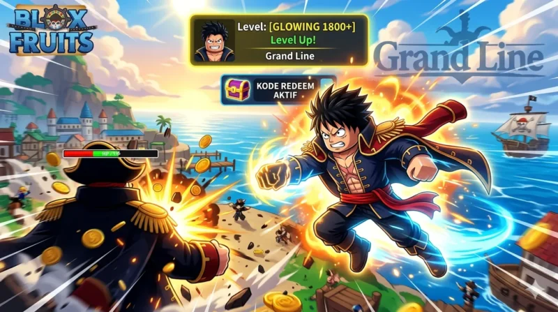 Gaspol Leveling di Grand Line: Kode Redeem Blox Fruits 17 April 2026 (Foto: AI)