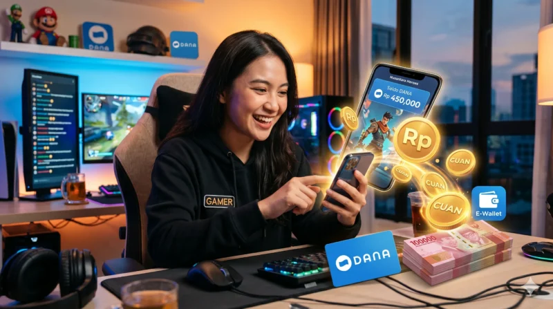 Berburu Cuan Digital, Daftar Game Penghasil Saldo DANA Paling Stabil di April 2026 (Foto: AI)