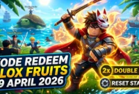 Kumpulan Kode Redeem Blox Fruits Roblox 19 April 2026 untuk Double XP dan Reset Stats (Foto: AI)