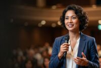 5 Trik Public Speaking Tenang ala Profesional (Foto: AI)