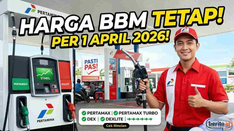 Pertamina Pastikan Harga BBM Tidak Naik per 1 April 2026, Ini Rinciannya (Foto: AI)