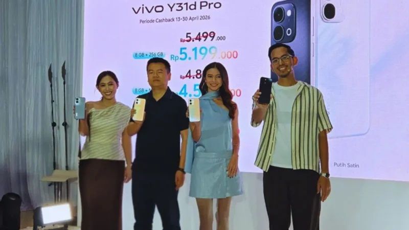 Vivo Y31d Pro Resmi Dirilis di Indonesia, Intip Harga dan Spesifikasinya (Foto: medcom)