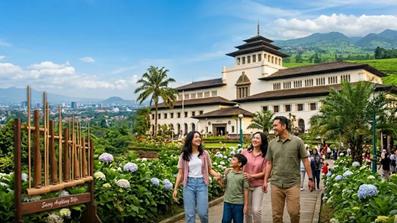 Pesona Kota Kembang: Alasan Bandung Selalu Jadi Primadona Wisata (Foto: AI)