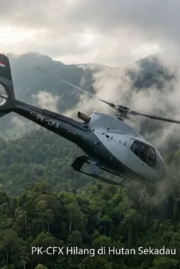 Kronologi Helikopter PK-CFX Hilang Kontak: Dari Melawi Menuju Kubu Raya Berakhir di Hutan Sekadau