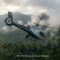 Ilustrasi Helikopter PK-CFX Hilang Kontak (Foto: AI)