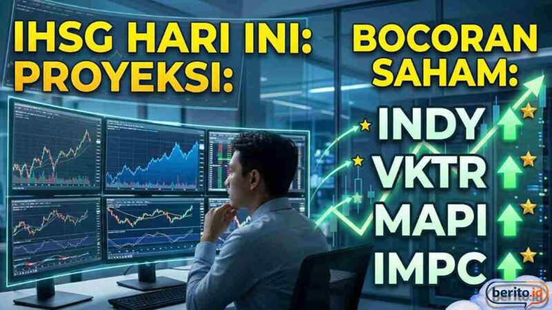 Ini Proyeksi IHSG dan Bocoran Saham Potensial Pekan Ini (Foto: AI)