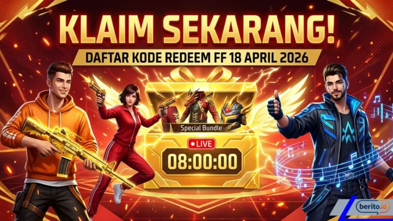 Klaim Sekarang! Daftar Kode Redeem FF Hari Ini 18 April 2026 untuk Miliki Bundle Spesial Garena (Foto: AI)