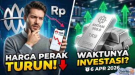 Harga Perak Antam Senin 6 April 2026 Turun Lagi, Saatnya Borong untuk Investasi?