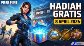 Klaim Diamond dan Skin Gratis Lewat Kode Redeem FF Terbaru 8 April 2026 (Foto: AI)