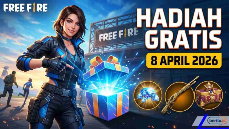Klaim Diamond dan Skin Gratis Lewat Kode Redeem FF Terbaru 8 April 2026 (Foto: AI)
