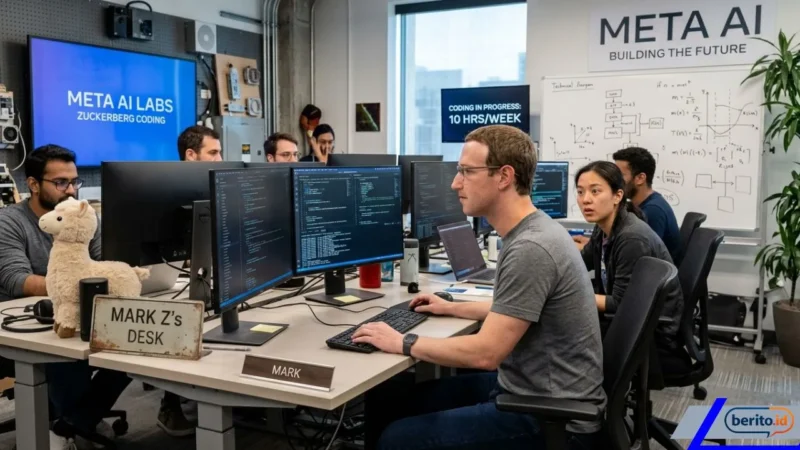 Ilustrasi. Mark Zuckerberg 