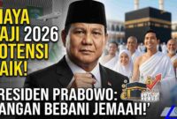 Biaya Haji 2026 Berpotensi Melambung, Presiden Prabowo: Jangan Bebani Jemaah! (Foto: AI)