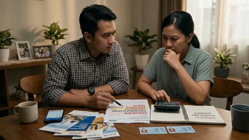 Cicilan KPR 2026 Bisa Melambung Tinggi? Ini Strategi Amankan Dompet dari Floating Rate (Foto: AI)