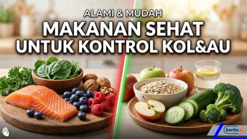 Daftar Makanan Sehat untuk Penderita Kolesterol dan Asam Urat (Foto: AI)