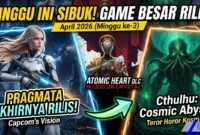 Daftar Game Besar yang Rilis Minggu Ketiga April 2026 (Foto: AI)