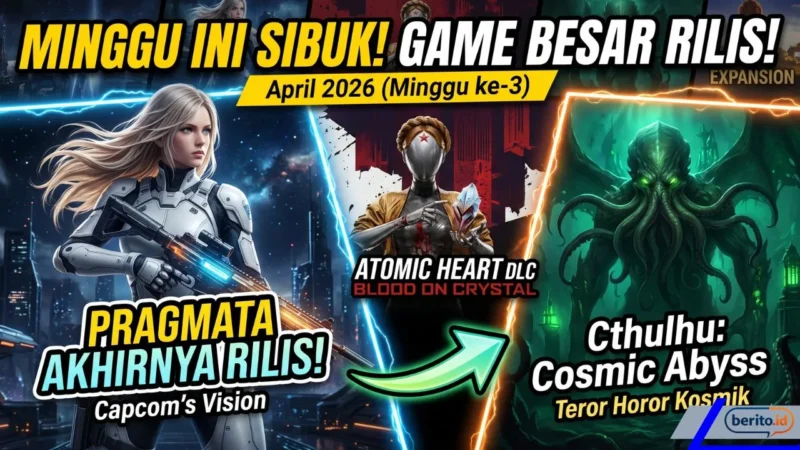 Daftar Game Besar yang Rilis Minggu Ketiga April 2026 (Foto: AI)